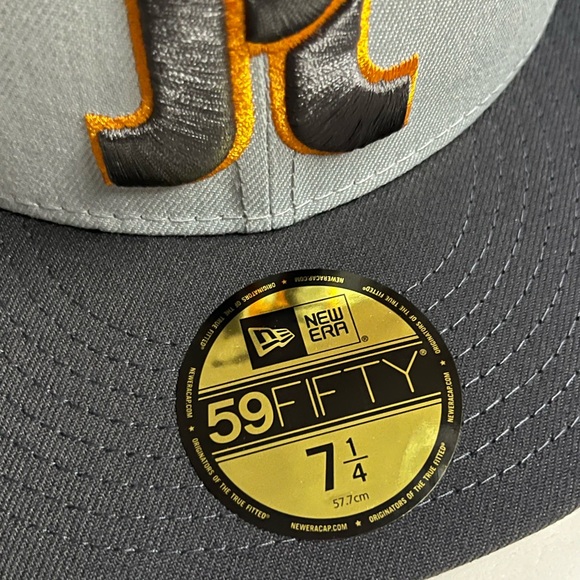 Pretty Lights x Jiberish New Era 5950 Fitted - Snow Graphite 7 1/4 🔥 - Picture 4 of 9